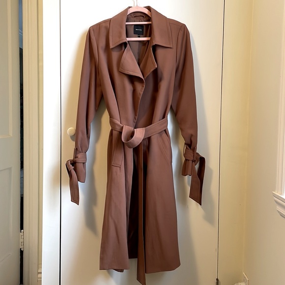 RW&CO. Jackets & Blazers - RW&Co Trench coat with tie sleeve detail